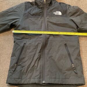 The North Face Boys Gray Charcoal Ski Winter Warm Storm Coat Medium 8-10